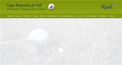 Desktop Screenshot of liguegolfpaca.com